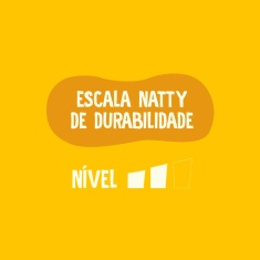 Osso Natty Chews Traqueia Bovina Natural para Cães - 2 Unidades