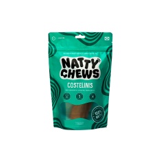 Osso Natty Chews Costela Bovina Natural para Cães 2 Unidades