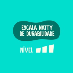 Osso Natty Chews Costela Bovina Natural para Cães 2 Unidades
