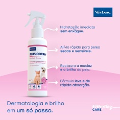 Hidratante Virbac Phisioderm Hydrat Spray para Cães e Gatos 250 ml