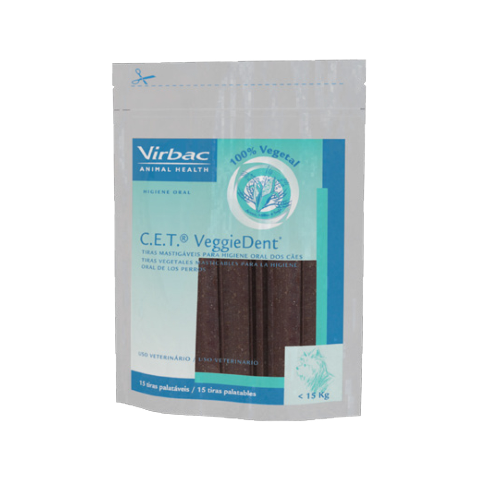 C.E.T. Veggie Dent Virbac para Cães até 15 kg