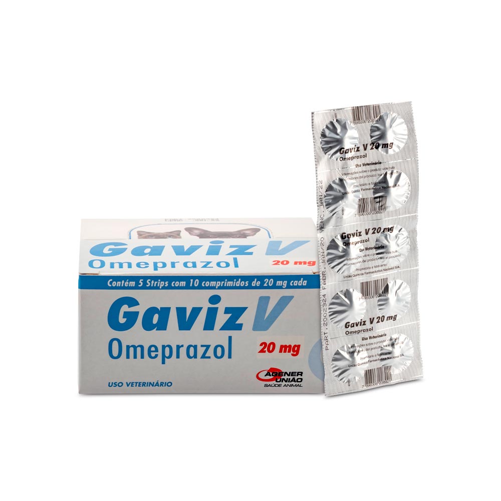 Gaviz 20mg Omeprazol Strip com 10 Comprimidos
