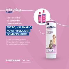 Condicionador Virbac Phisioderm para Cães e Gatos