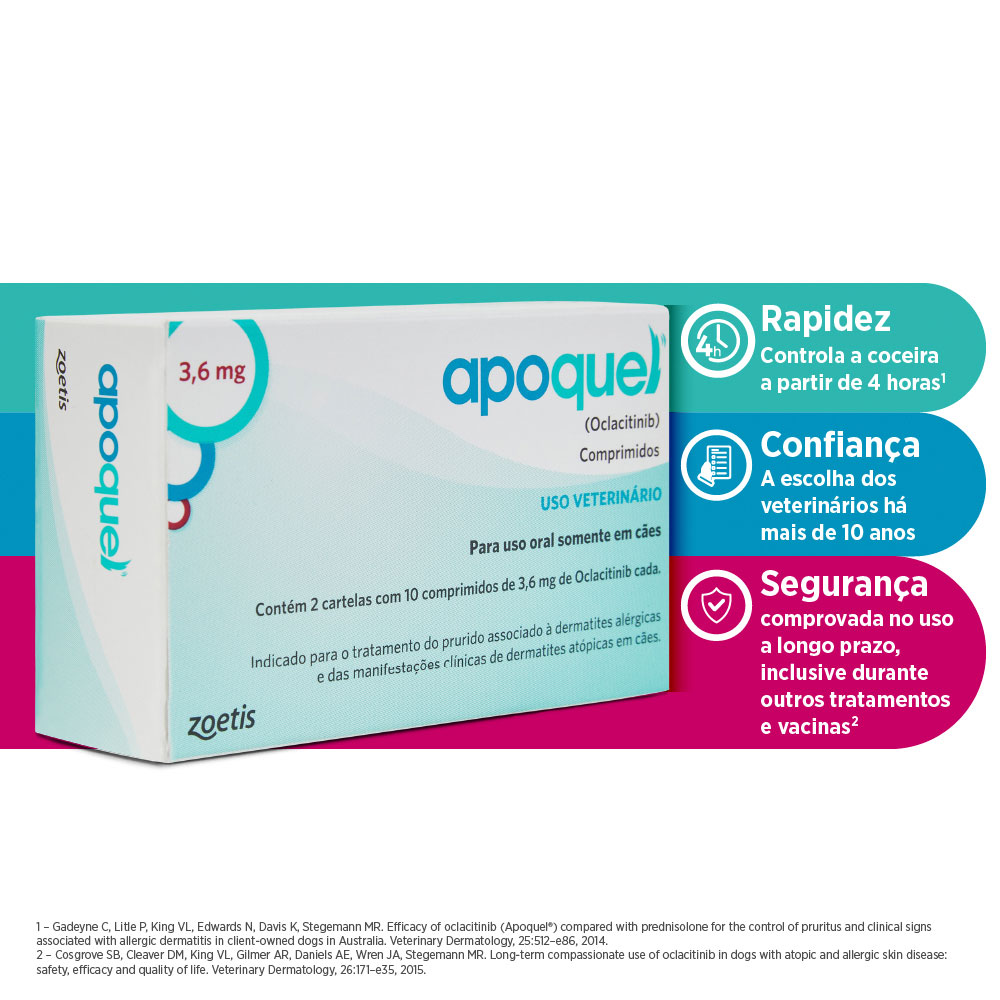 Apoquel Zoetis Dermatológico para Cães