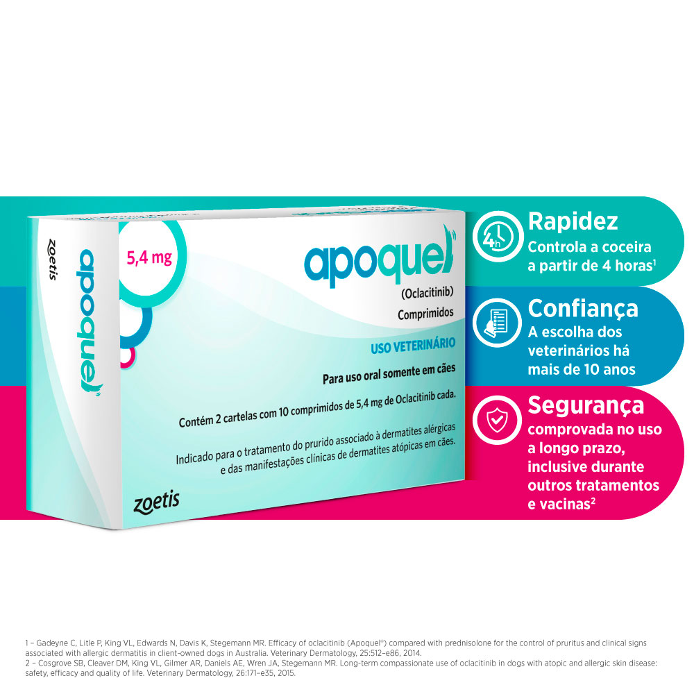 Apoquel Zoetis Dermatológico para Cães