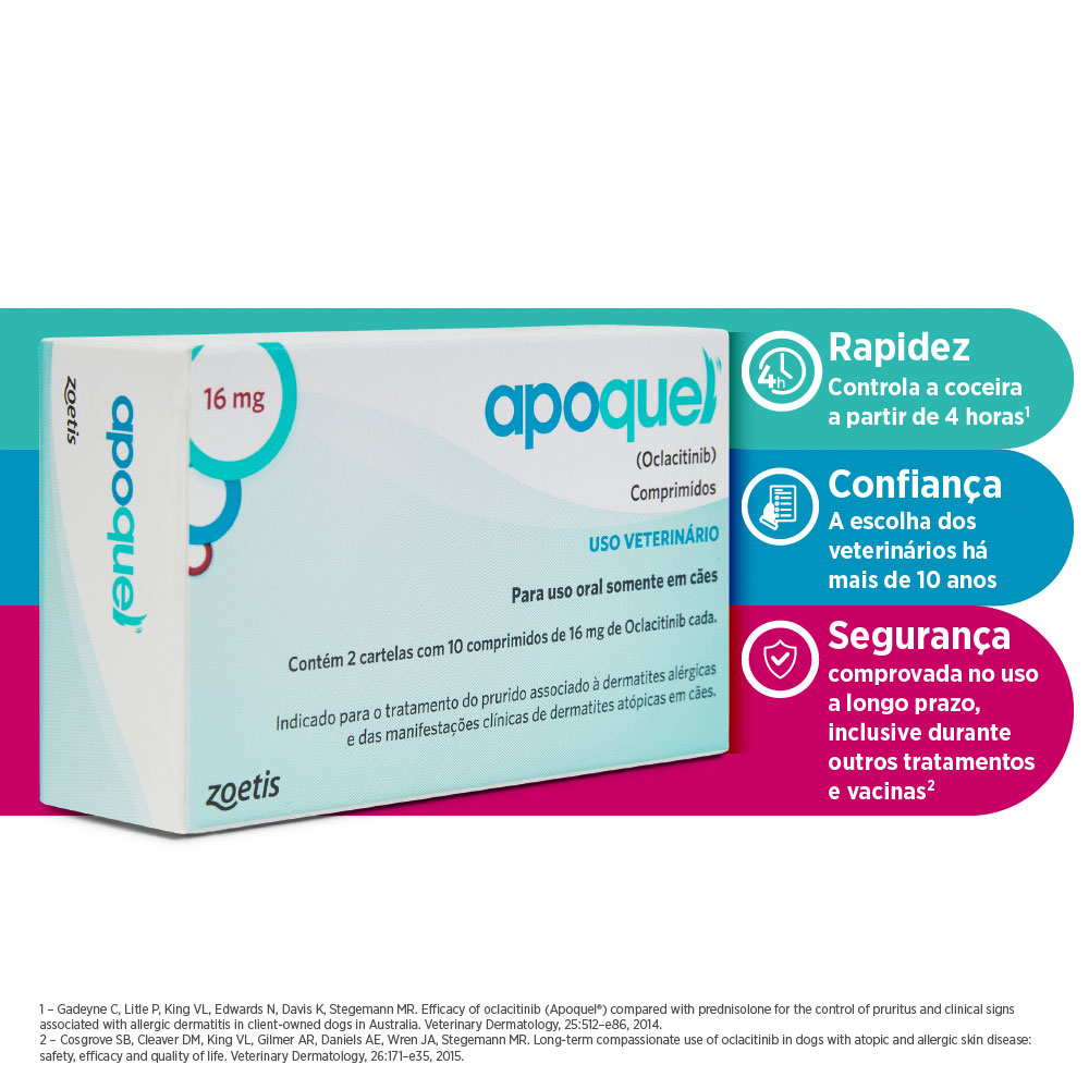 Apoquel Zoetis Dermatológico para Cães