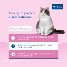 Hidratante Virbac Phisioderm Spot On S.I.S 2ml para Cães e Gatos Até 10kg