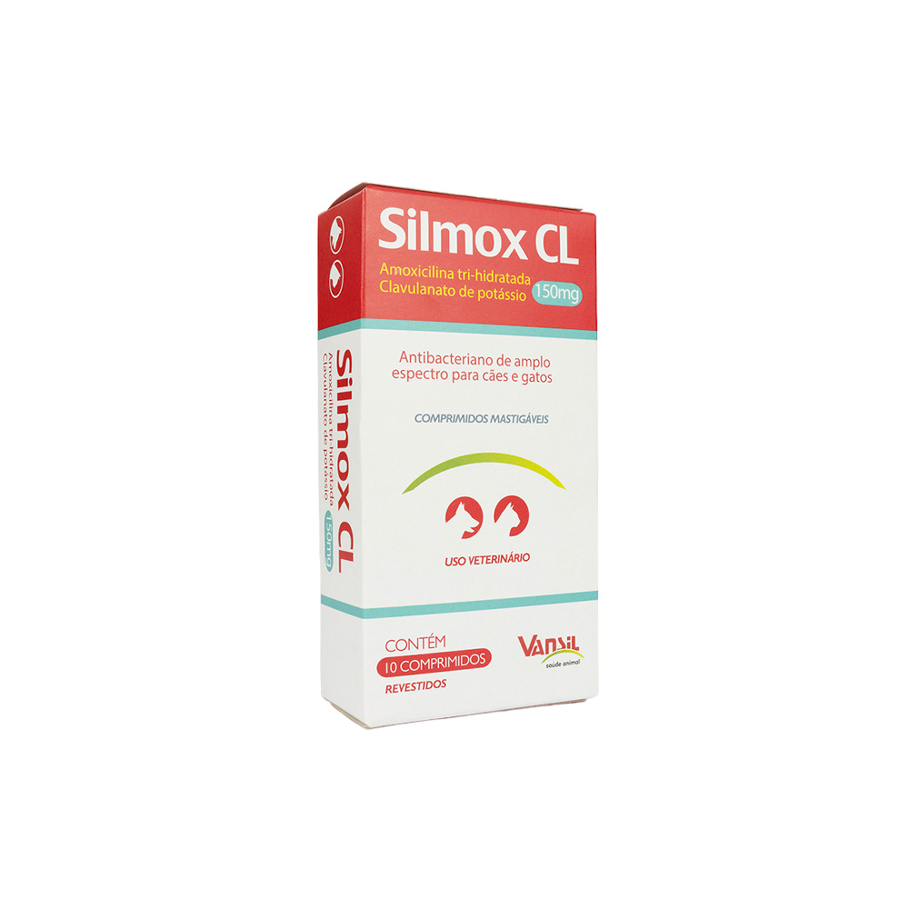Antibacteriano Vansil Silmox CL para Cães e Gatos