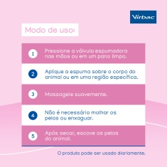 Banho a Seco Virbac Phisioderm para Cães e Gatos 150 ml