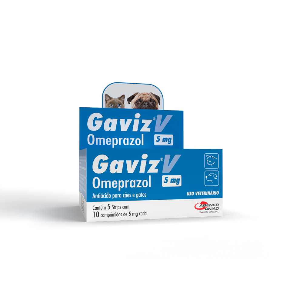 Gaviz V Omeprazol 5mg Strip com 10 Comprimidos
