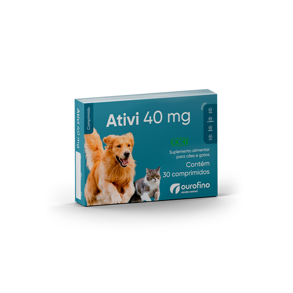 Suplemento Ativi para Cães e Gatos 40mg