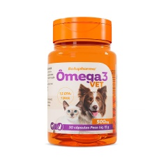 Suplemento Alimentar Botupharma Ômega 3 Vet 500mg para Cães e Gatos