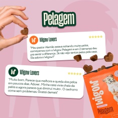 Suplemento Wigow Pelagem para Cães 84g com 30 Unidades