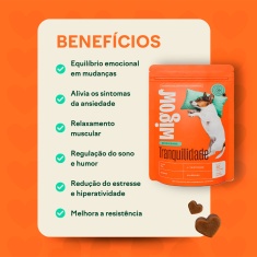 Suplemento Wigow Tranquilidade para Cães 84 g com 30 Unidades