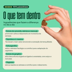 Suplemento Wigow Tranquilidade para Cães 84 g com 30 Unidades