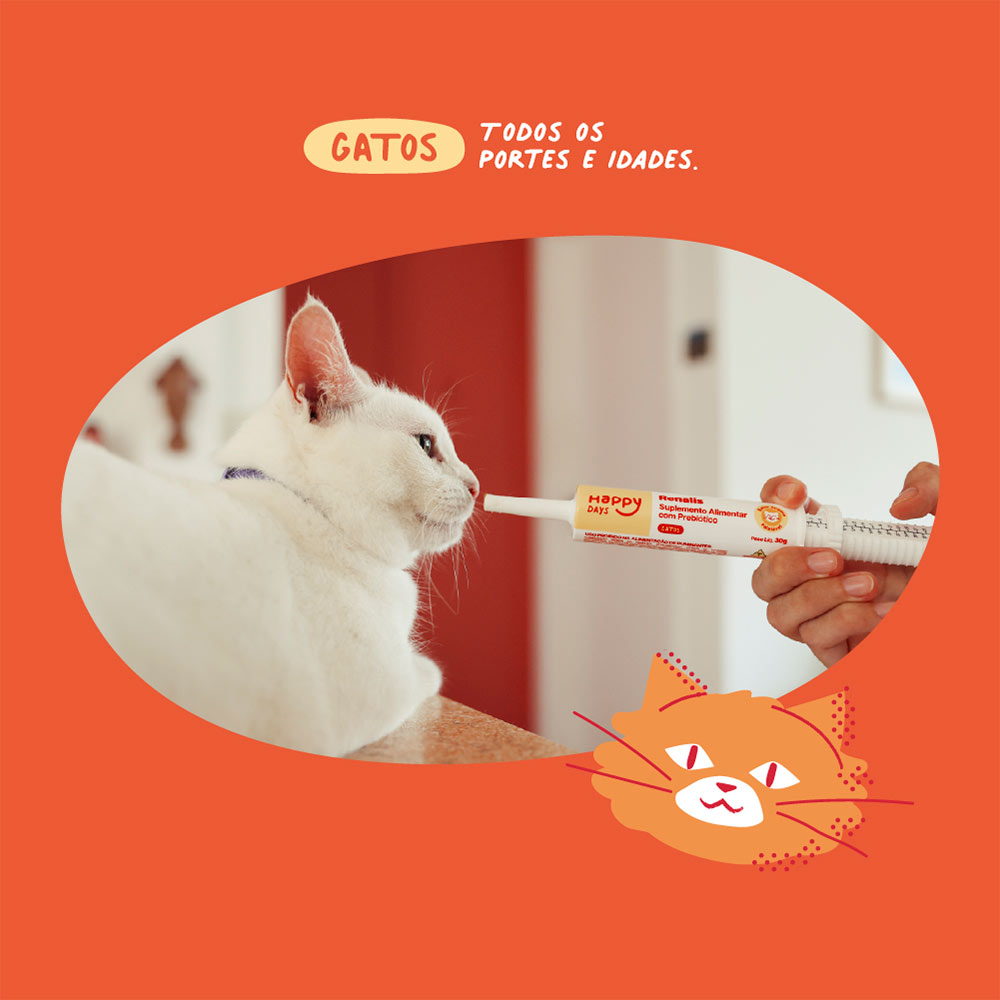 Suplemento Vitamínico Happy Days para Gatos 30 g