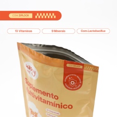 Suplemento Happy Days Multivitamínico para Cães 84 g