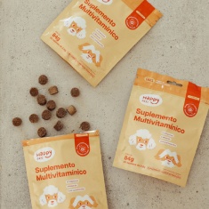 Suplemento Happy Days Multivitamínico para Cães 84 g