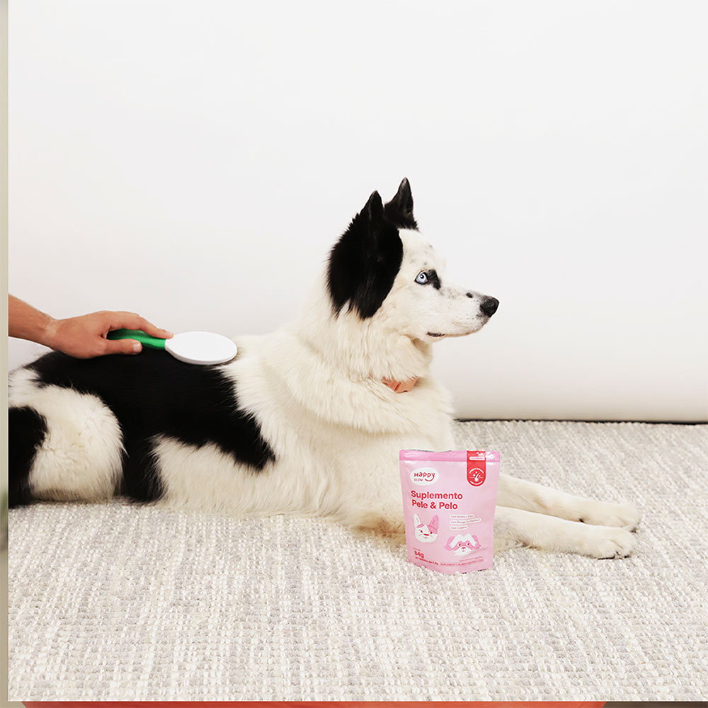 Suplemento Happy Glow Pele e Pelo para Cães 84 g