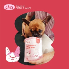 Suplemento Happy Glow Pele e Pelo para Cães 84 g