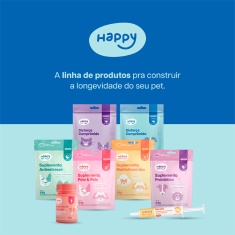 Suplemento Happy Glow Pele e Pelo para Cães 84 g