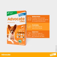 Antipulgas Advocate para Cães de até 4kg 0,4ml