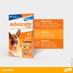 Antipulgas Advocate para Cães entre 25 e 40Kg 4,0ml