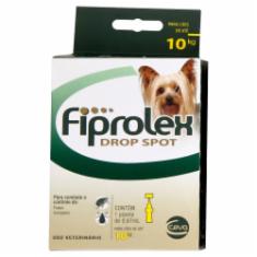 Antipulgas e Carrapatos Fiprolex Drop Spot Ceva para Cães Até 10kg