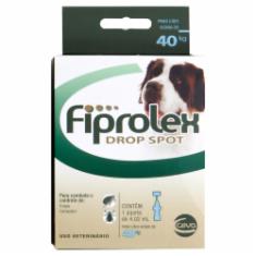 Antipulgas e Carrapatos Fiprolex Drop Spot Ceva para Cães Acima de 40kg
