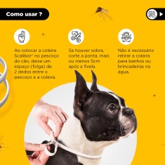 Coleira Antiparasitas Scalibor MSD Saúde Animal