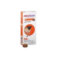 Antipulgas e Carrapatos Bravecto® Comprimido Mastigável de 250mg para Cães de 4,5 a 10kg - MSD Saúde Animal