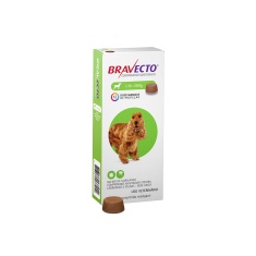 Antipulgas e Carrapatos Bravecto® Comprimido Mastigável de 500mg para Cães de 10 a 20kg - MSD Saúde Animal