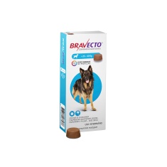 Antipulgas e Carrapatos Bravecto® Comprimido Mastigável de 1000mg para Cães de 20 a 40kg - MSD Saúde Animal