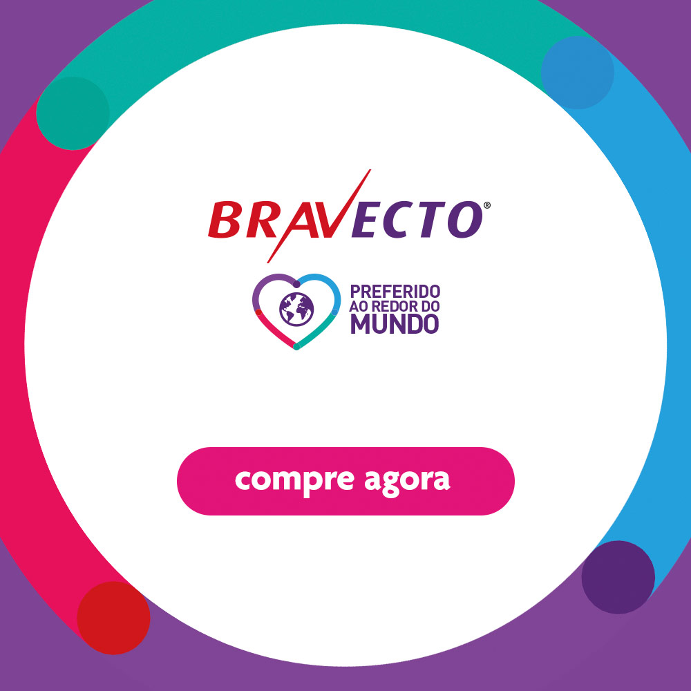 Antipulgas e Carrapatos Bravecto® Comprimido Mastigável de 1000mg para Cães de 20 a 40kg - MSD Saúde Animal