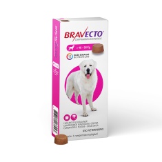 Antipulgas e Carrapatos Bravecto® Comprimido Mastigável de 1400mg para Cães de 40 a 56kg - MSD Saúde Animal