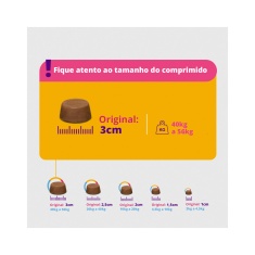 Antipulgas e Carrapatos Bravecto® Comprimido Mastigável de 1400mg para Cães de 40 a 56kg - MSD Saúde Animal