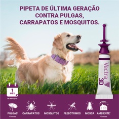 Antipulgas e Carrapatos Ceva Vectra 3D para Cães de 1,5 a 4Kg