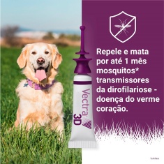 Antipulgas e Carrapatos Ceva Vectra 3D para Cães de 10 a 25Kg