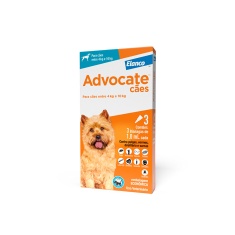 Antipulgas Advocate para Cães entre 4 e 10kg 1,0ml