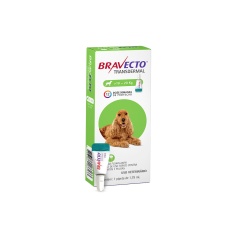Antipulgas e Carrapatos Bravecto Transdermal 500mg para Cães de 10 a 20kg - MSD Saúde Animal