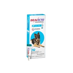 Antipulgas e Carrapatos Bravecto Transdermal 1000mg para Cães de 20 a 40kg - MSD Saúde Animal