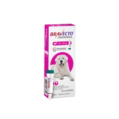Antipulgas e Carrapatos Bravecto Transdermal 1400mg para Cães de 40 a 56kg - MSD Saúde Animal