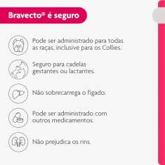Antipulgas e Carrapatos Bravecto Transdermal 1400mg para Cães de 40 a 56kg - MSD Saúde Animal