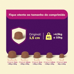 Antiparasitário Defenza Comprimido Mastigável de 100mg para Cães de 4,5 a 10kg - MSD Saúde Animal