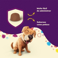 Antiparasitário Defenza Comprimido Mastigável de 400mg para Cães de 20 a 40kg - MSD Saúde Animal