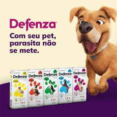 Antiparasitário Defenza Comprimido Mastigável de 560mg para Cães de 40 a 56kg - MSD Saúde Animal