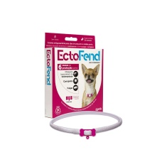 Coleira Antiparasitas EctoFend Zoetis Rosa para Cães