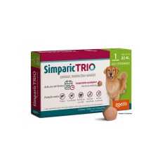 Antipulgas Simparic Trio 48 mg para Cães