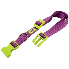 Coleira Ferplast Club Colours Para Cães Roxo - Tam 2