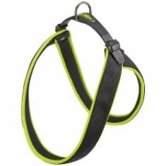 Peitoral Ferplast Agila Fluo Amarelo e Preto Para Cães - Tam 8